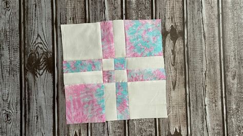Disappearing 4 Patch Quilt Block Tutorial Youtube