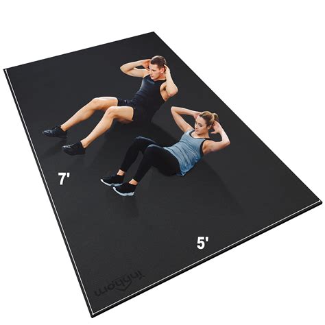 Large Exercise Mat 7x5x7mm Innhom Workout Mat Gym Flooring For Home