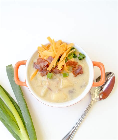 Cozy up with this classic creamy potato soup topped with bacon and cheddar. Creamy Loaded Potato Soup | Sprinkle of This