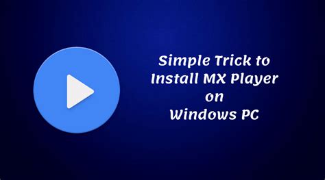 As mentioned earlier, there's no native application of mx player available for windows 10. Download MX Player for Windows 10/7/8.1/8 PC/Laptop ...