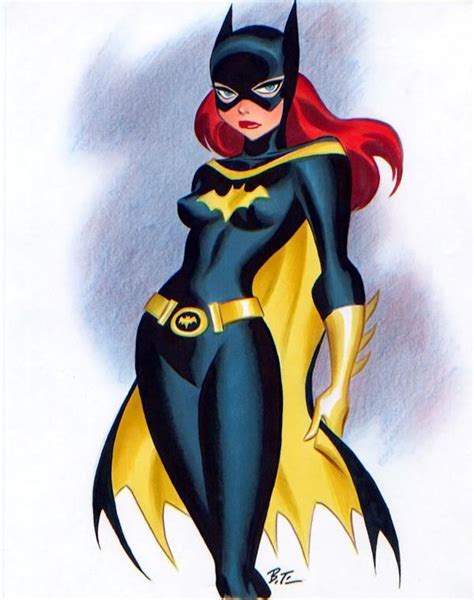 Bruce Timm Batgirl Art Female Comic Characters Comic Art