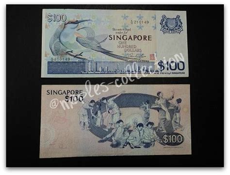 Maples Coins And Notes Collections Singapore Bird Series 100 Note