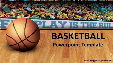 Basketball Powerpoint Templates Sports Free Ppt Backgrounds And