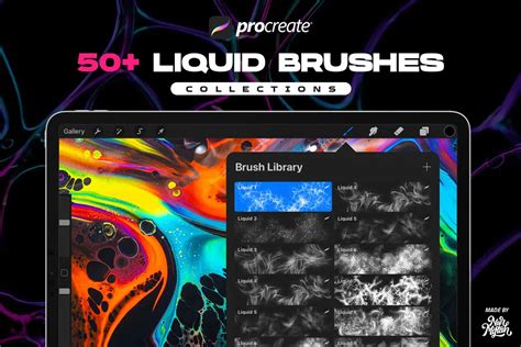 20 Best Liquid Texture Brushes For Procreate