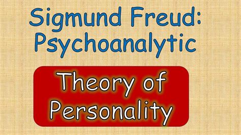 🏷️ Sigmund Theory Of Personality The Personality Theory Of Sigmund Freud 2022 11 06