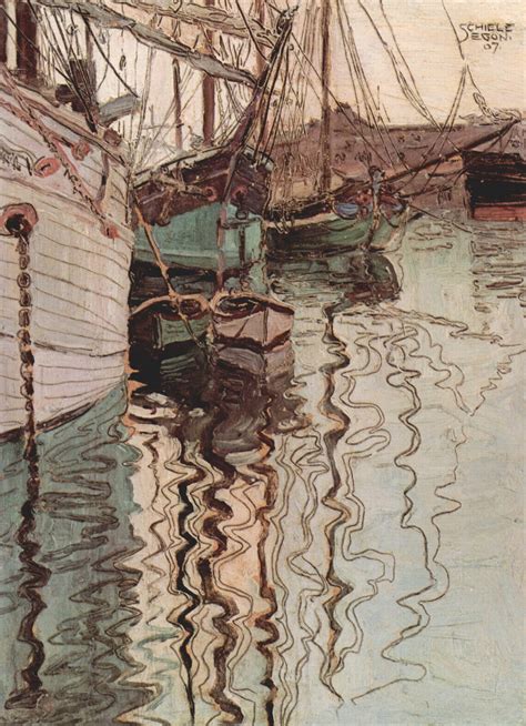 Harbor Of Trieste Egon Schiele Encyclopedia Of Visual