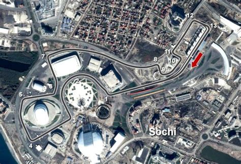 Masm Circuito Del Parque Olímpico De Sochisochi Olympic Park Circuit
