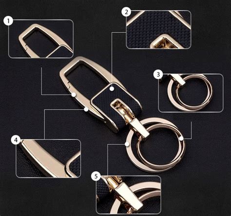 Honest High Quality Car Key Chain Alloy Waist Belt Clip Durable
