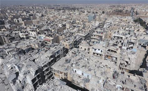 Drone Footage Shows Devastation Of Syrias Aleppo