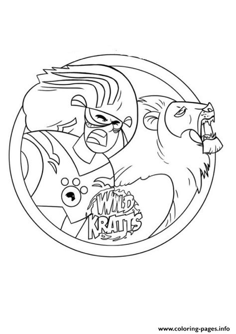 Wild Kratts Printable Coloring Pages At Free