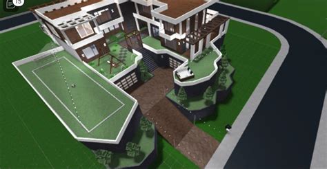 My Bloxburg Modern Hillside Mansion🍋🌴 Mansions Best Build House