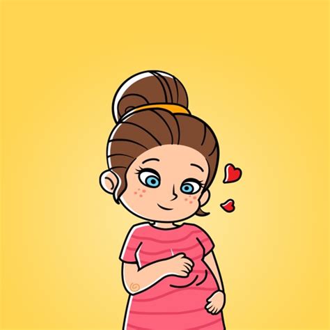 Baby Bump Pregnancy Stickers By Areumdaun Citra Kreasi Pt