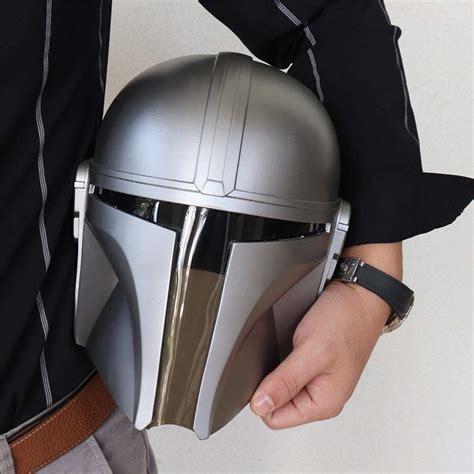 Buy Jaocdoen Mandalorian Helmet For Adult Latex Full Mask Deluxe