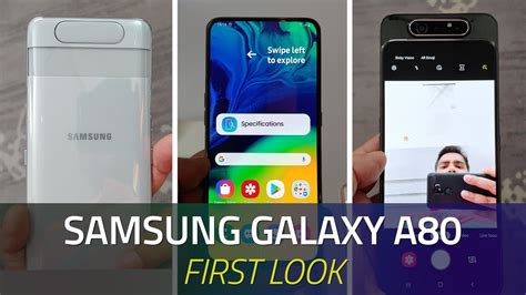 Samsung Galaxy A80 First Look Sliding Rotating Camera Specs
