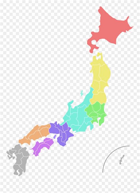 Japan Map Clipart