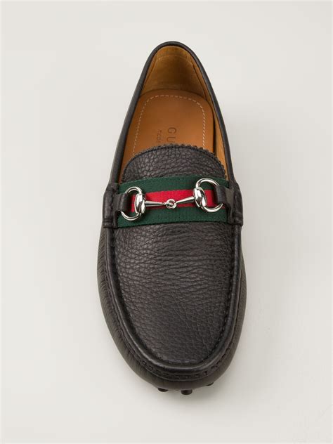 Lyst Gucci Classic Driving Shoes In Black For Men