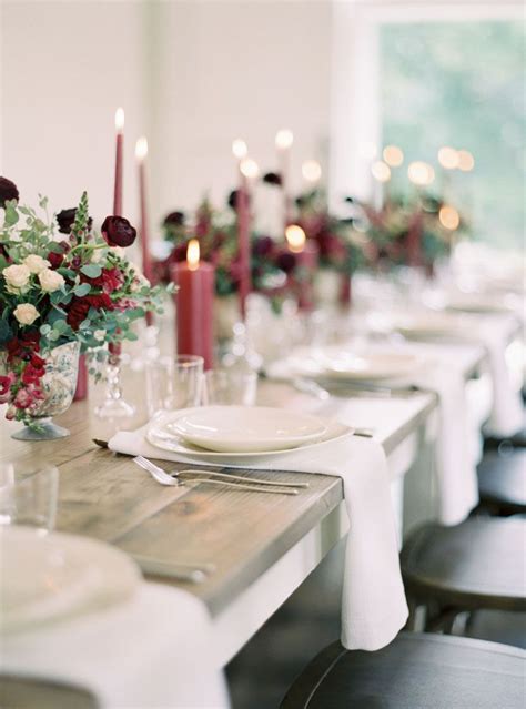Candlelit Dinner Table At Reynoldabarn Photography By Jakeheather