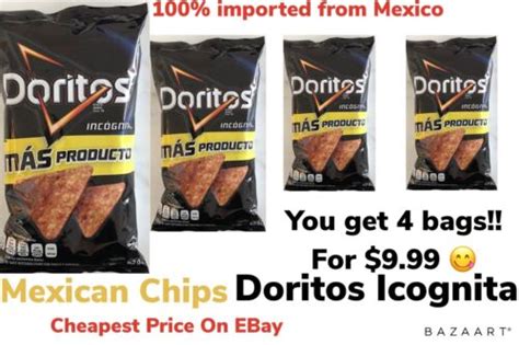 Buy Doritos Incognita Mexican Chips Sabritas Bags G Oz Each Hard To Find Online At