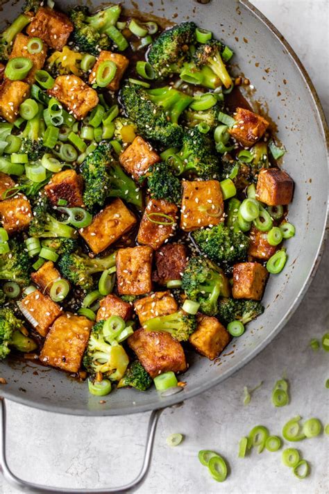 Broccoli Tofu Stir Fry Easy And Healthy