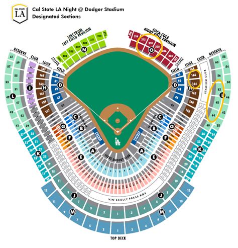 32 Dodger Stadium Seating Map Maps Database Source