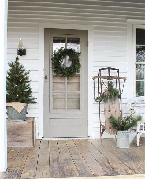50 Gorgeous Winter Front Porch Design Ideas Sweetyhomee