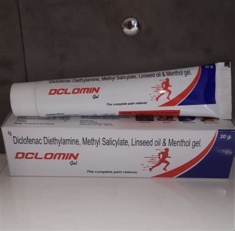 Diclofenac Diethylamine Methyl Salicylate Linseed Oil And Menthol Gel