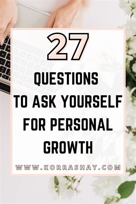 27 Questions To Ask Yourself For Personal Growth