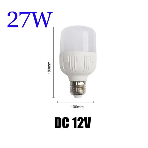 Dc Ac 12v 85v Led Light Bulb E27 Lamp Bulbs 3w 7w 9w 12w 15w 21w 27w Ebay