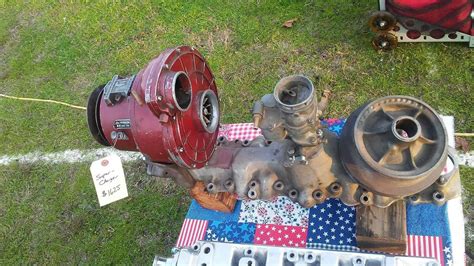 Cam, ported and relieved, with open headers. Kaiser supercharger on a Ford flathead manifold. | Classic ...
