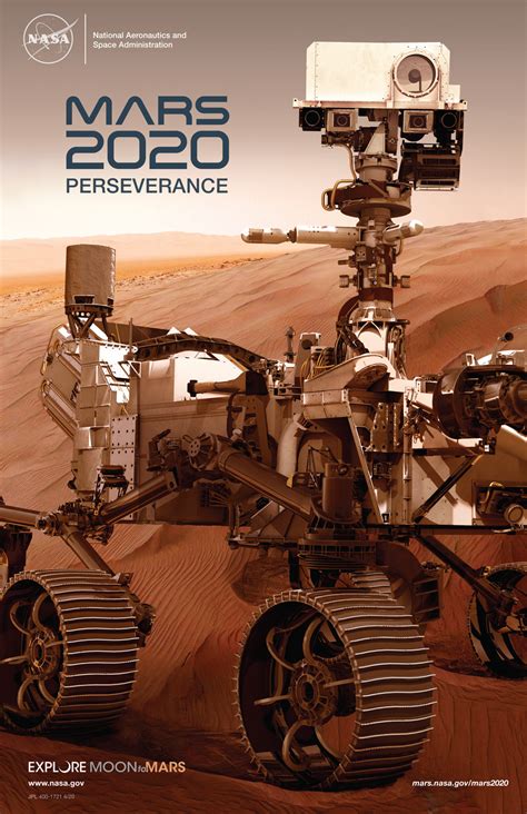 Mars 2020 Perseverance Poster Nasa Mars Exploration
