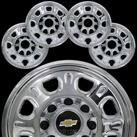 4 Chevy Silverado 2500 3500 Hd 18 8 Lug Chrome Wheel Skins Rim Covers
