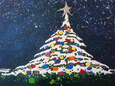 Check spelling or type a new query. Christmas Tree Painting by Paula Weber