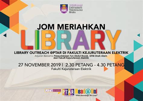 Posted by fakulti kejuruteraan elektrik at 02:14. Library Outreach @PTAR di Fakulti Kejuruteraan Elektrik ...