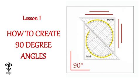 How To Create 90 Degree Angles Lesson 1 Youtube