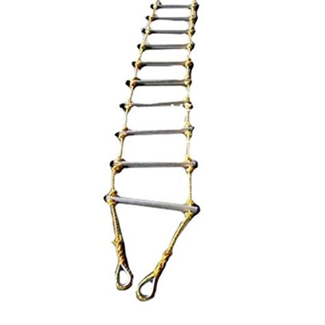 Yellow Nets Aluminium Rope Ladder Yellow 20 Mtr 2 Pcs