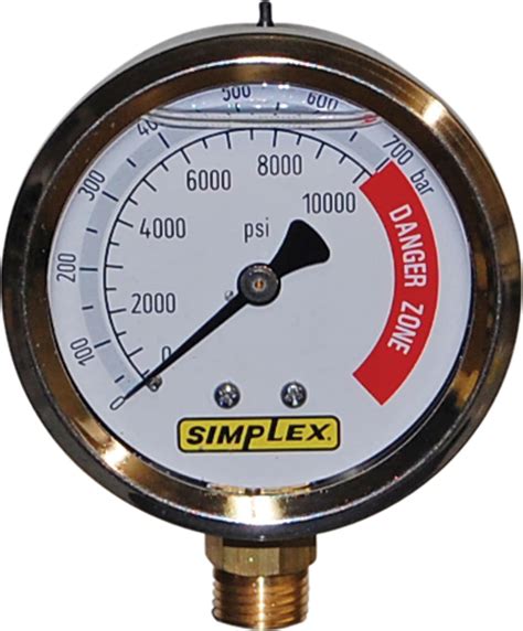 Enerpac 18905 Hydraulic Pressure Gauge 250 Face 10000 Psi