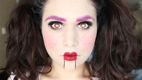 Easy Halloween Makeup Ventriloquist Doll Youtube