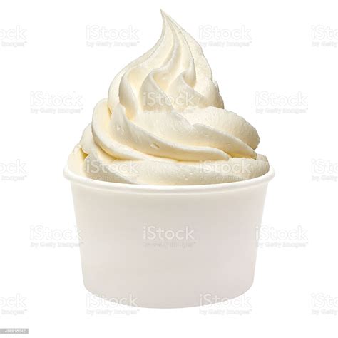 Vanilla Ice Cream In Cup Stock Photo - Download Image Now - iStock