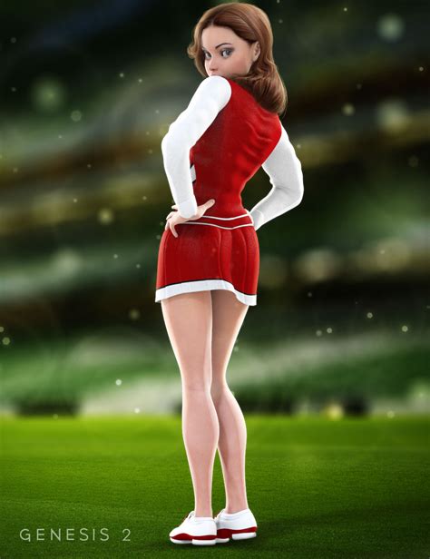 Cheerleader For Genesis 2 Female S Daz 3D