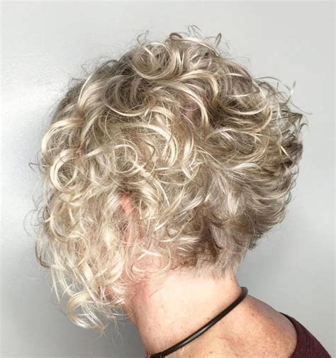 Playful Blonde Curls Short Curly Hairstyles For Women Long Face