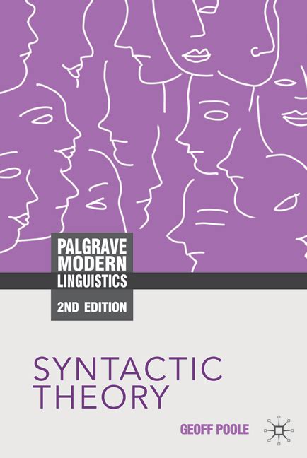 Syntactic Theory By Geoffrey Poole Open Library