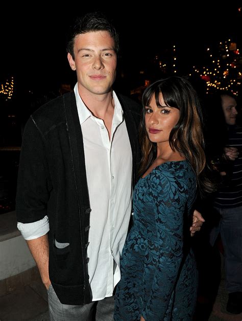 cory monteith s mother reveals it was lea michele who broke news of glee actor s death to her