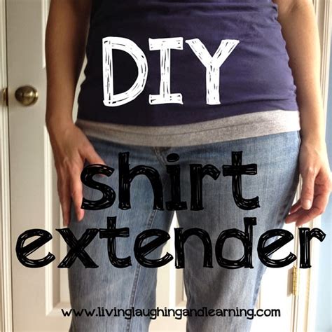 Add style and versatility to your wardrobe with this scalloped lace top extender, that adds length to. Living, Laughing, and Learning: T-Shirt Extender DIY