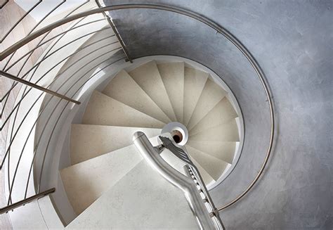 Concrete Spiral Staircases By Rizzi Interiorzine