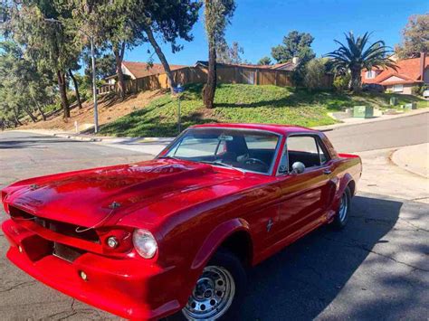 1966 Ford Mustang Red Rwd Automatic Classic Ford Mustang 1966 For Sale