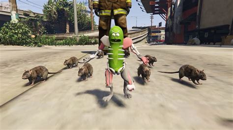 Pickle Rick In Gta 5 Rick And Morty Mod Youtube