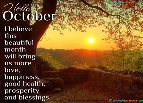 Hello October Sayings | October quotes, Hello october, Hello october images
