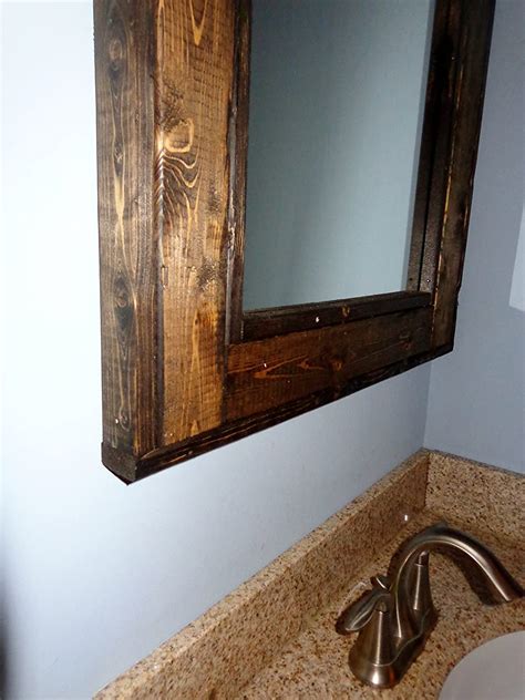 I think it's safe to say that most people love a window above the kitchen sink. Bathroom Vanity Window Mirror - Reclaimed Wood Mirror ...