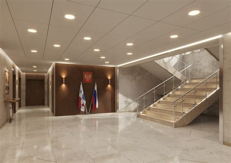Reception Hall At The Russian Embassy On Behance