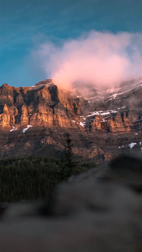 1080x1920 The View Of Mount Temple Banff National Park Iphone 76s6